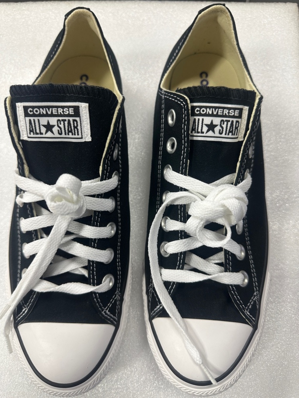 Converse  Black & White Low Top Sneakers